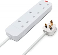 توصيلة كهرباء وطني 3 منافذ 3 متر