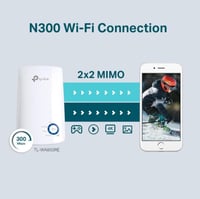 موزع شبكة و موسع نطاق واي فاي TP-Link TL-WA850RE ب...