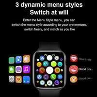 ساعة ذكية 6 أحدث الساعات الذكية بشاشة كبيرة.