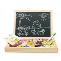 سبورة + ملصقات مغناطيسية + ادوات تعليمية للاطفال