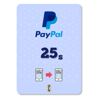 25$ رصيد PayPal