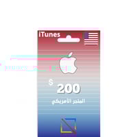 بطاقة 200$ ايتونز (أمريكي)