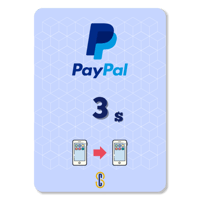 3$ رصيد PayPal