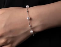 اسوارة كلاسيكية فاخرة من لؤلؤ المياه العذبة