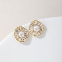 نصف طقم فاخر من الفضة الإسترلينية مرصعة بالزركون