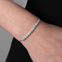 اسوارة كلاسيكية فاخرة مرصعة بالألماس والزهور من ال...