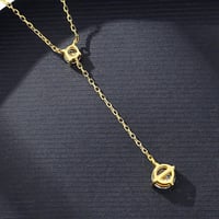 سلسال فاخر مطلي بالذهب عيار 18 قيراط مرصعة بالزركو...