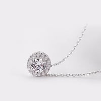 سلسال فاخر مرصع بحجر الزركونيا المكعبة