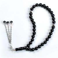 مسباح تورمالين اسود 33 خرزة