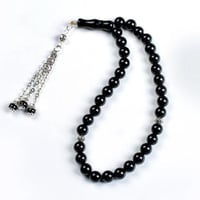 مسباح تورمالين اسود 33 خرزة