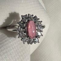 خاتم تورمالين وردي