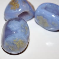 عقيق الدانتيل الازرق الطبيعي