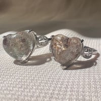 خاتم فانتوم كوارتز طبيعي وعالي الجودة