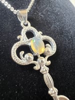 سلسال اوبال فضة 925