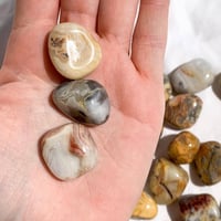 عقيق الدانتيل المجنون الطبيعي