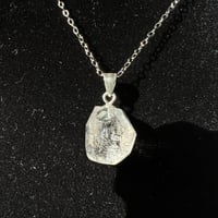 سلسال تورمالين في كوارتز فضة 925