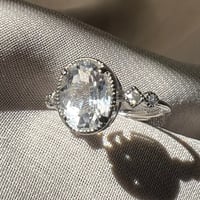 خاتم كلير كوارتز طبيعي