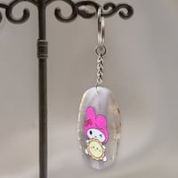 ميداليه عقيق طبيعي بطباعة Melody