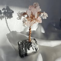 شجرة تورمالين وروز كوارتز كبيرة