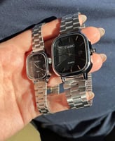 كاسيو LTP كبلز فضي-مينا اسود