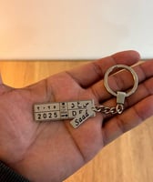 ميدالية مفاتيح لوحة سيارة