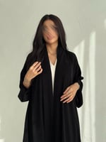 عباية دبل كلوش بتطريز منثور