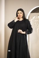 كتان أسود بكم سفطة