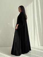 عباية دبل كلوش بتطريز منثور