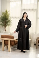 عباية شامواه بتطريز ذهبي أنيق