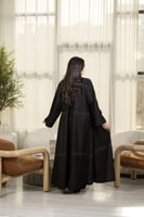 عباية شامواه بتطريز ذهبي أنيق