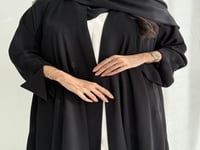 عباية دبل كلوش بتطريز منثور