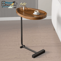 مجموعة 2 طاولة جانبية من بكسل الأثاث على شكل C للأ...