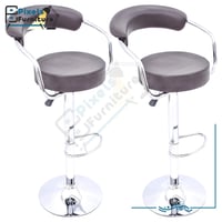 مجموعة 2 كرسي بار من بكسل الأثاث قابل للتعديل بتصم...