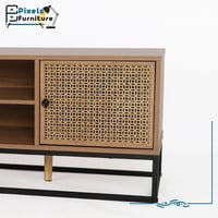 طاولة بلازما بدرجين تخزين وبرف وسط 140 سم من بكسل...