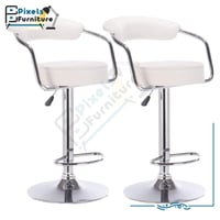 مجموعة 2 كرسي بار من بكسل الأثاث قابل للتعديل بتصم...