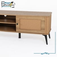 طاولة بلازما بدرجين تخزين وبرف وسط 180 سم من بكسل...