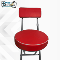 كرسي صلاة ظهر جلد متين قابل للطي من بكسل الأثاث