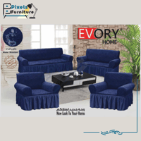 طقم غطاء كنب 4 قطع جاكار مقاوم للماء قابل للتمدد و...