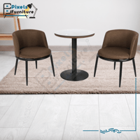 مجموعة كرسيين وطاولة من بكسل الأثاث، قواعد معدنية...