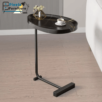 مجموعة 2 طاولة جانبية من بكسل الأثاث على شكل C للأ...