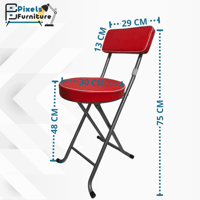 كرسي صلاة ظهر جلد متين قابل للطي من بكسل الأثاث