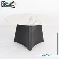 طاولة دائرية رئيسية بسطح رخامي من بكسل الأثاث