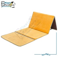 سجادة صلاة قابلة للطي مع مسند ظهر وجيب لحمل الأغرا...