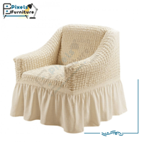 غطاء كنبة مفردة قابل للتمدد والإزالة من بكسل الأثا...