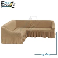 غطاء كنب زاوية قابل للتمدد على شكل حرف L قابل للتم...