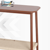 طاولة كونسول رفين من بكسل الأثاث، مدخل بسطح من الخ...