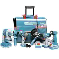 طقم معدات بطارية 20 فولت 4.0 أمبير + شنطة ترولي TO...