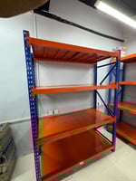 رفوف متوسطة الأحمال أزرق وبرتقالي حمولة 300 كجم 1...