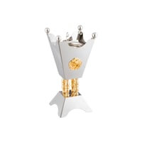 مبخرة هايدي معدن نيكل وذهبي من شركة السيف