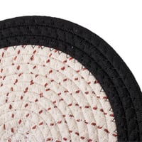 عازل حرارة مقاس 25 سم اسود وابيض